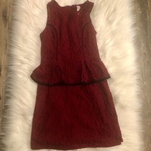 NWOT peplum dress